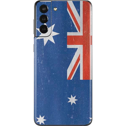 Australia Flag Distressed Galaxy S21 Plus 5G Skin